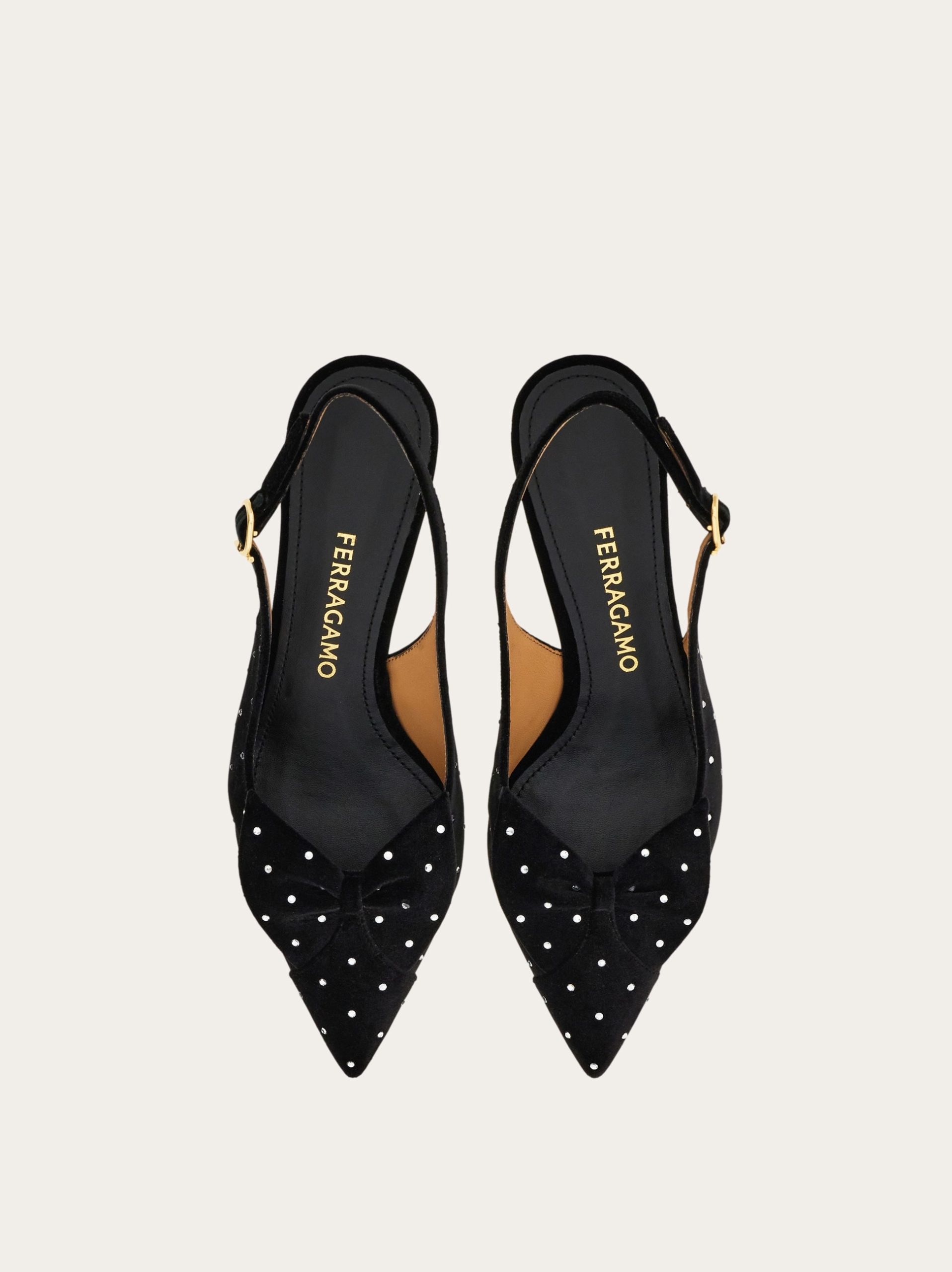 Ferragamo Slingback with bow detail - Image 4